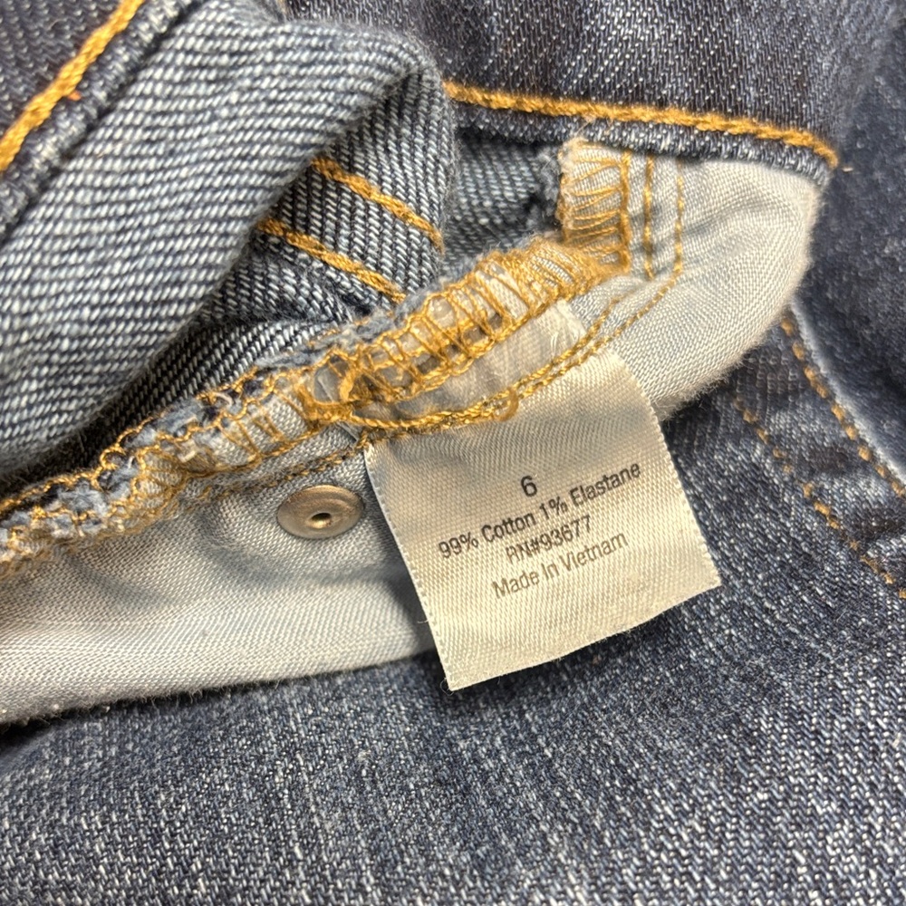 Distressed “Skinny Boyfriend Crop” Jeans - Picture 13 of 13